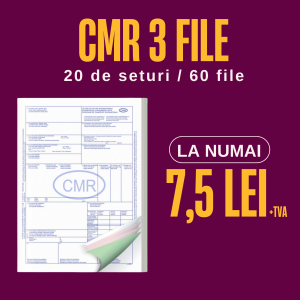 CMR 3 file/20 seturi - scrisoare de transport A4