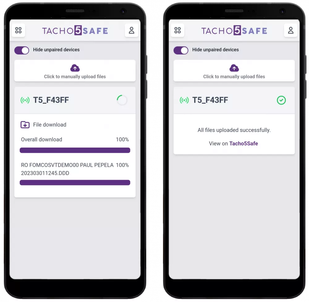 Cititor date Tacho5Safe+ Dispozitiv Wireless pentru Descărcarea Cardurilor și Tahografelor Digitale - imagine 3
