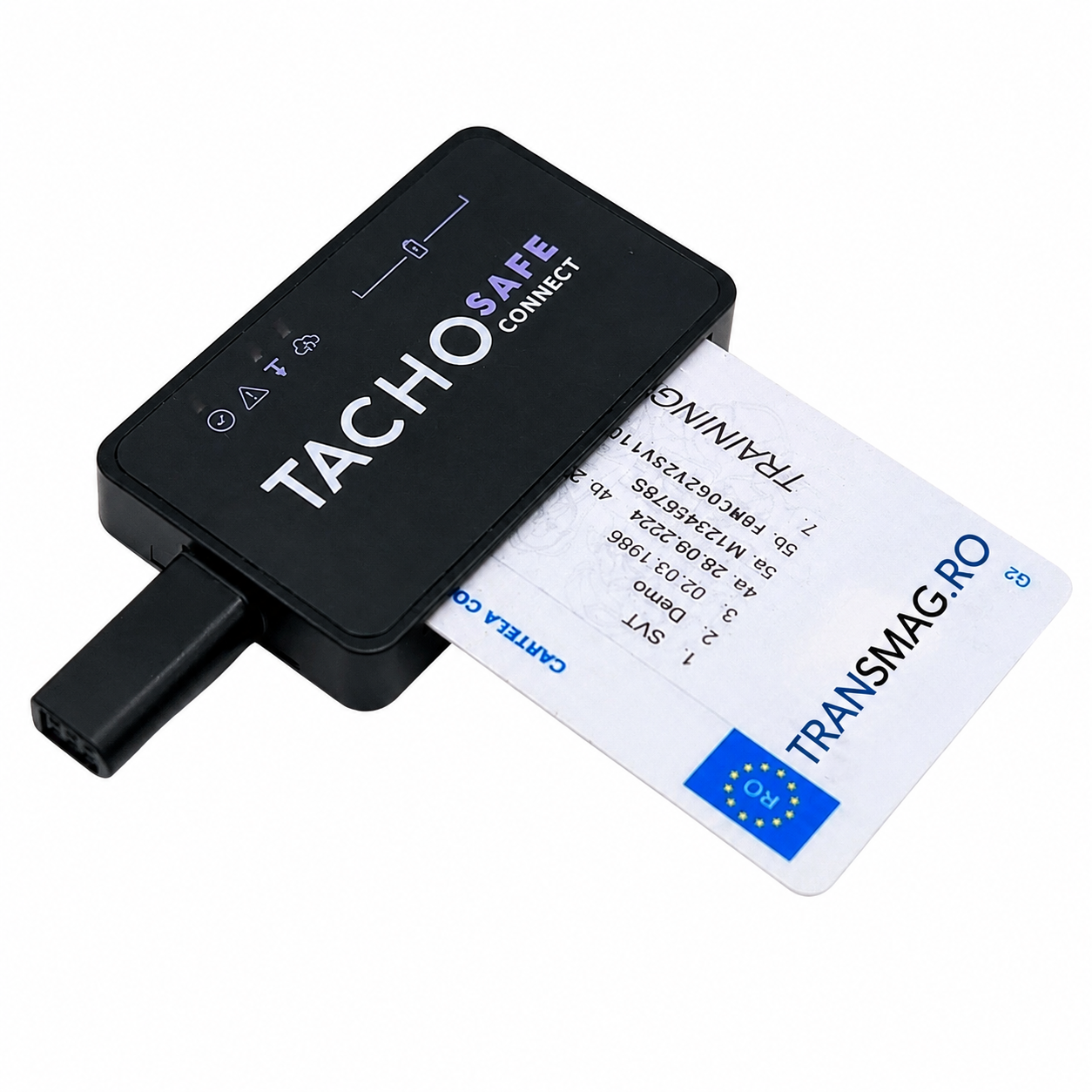 Cititor date TachoSafe Connect – Cititor portabil de date tahograf cu conexiune 4G/LTE și stocare automată în cloud